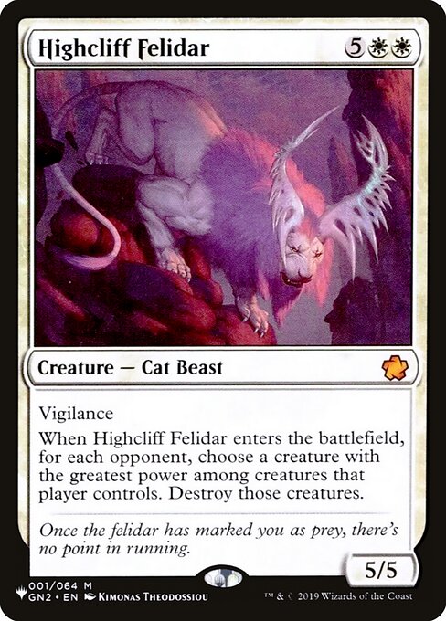 Highcliff Felidar SLDRCD-1 Mythic Excellent Englisch