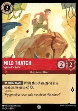 Milo Thatch - Begabter Gelehrter 3INK-115 Common Excellent Englisch Foil