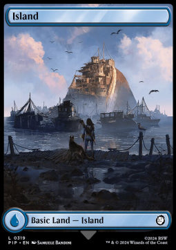Insel (V.1) PIP-319 Land Excellent Englisch Foil