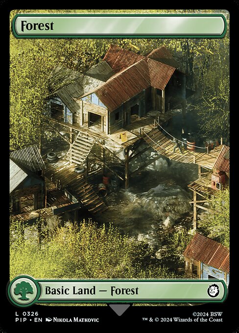 Wald (V.2) PIP-326 Land Excellent Englisch Foil