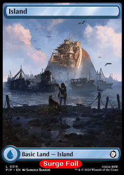 Insel (V.2) XPIP-319 Land Excellent Englisch Foil