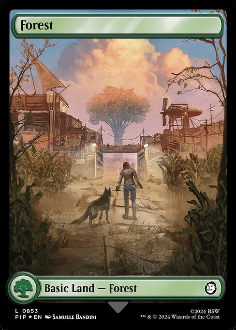 Wald (V.2) XPIP-325 Land Excellent Englisch Foil
