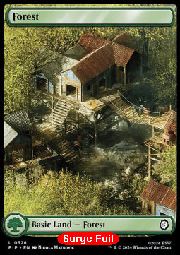 Wald (V.4) XPIP-326 Land Near Mint Englisch Foil
