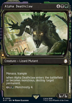 Alpha Deathclaw (V.1) XPIP-336 Rare Excellent Englisch Foil