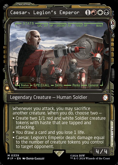 Caesar, Legion's Emperor (V.2) XPIP-339 Mythic Near Mint Englisch