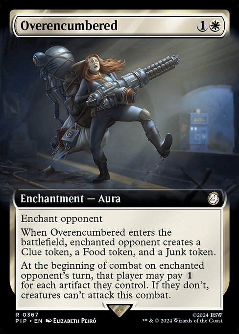 Overencumbered (V.1) XPIP-367 Rare Near Mint Englisch Foil