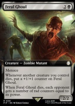 Feral Ghoul XPIP-381 Rare Near Mint Englisch Foil