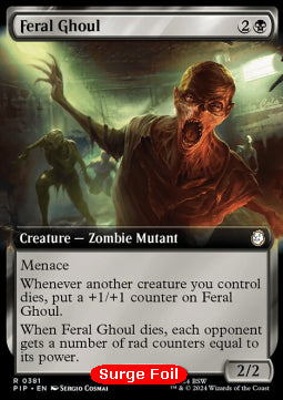 Feral Ghoul (V.3) XPIP-909 Rare Excellent Englisch Foil