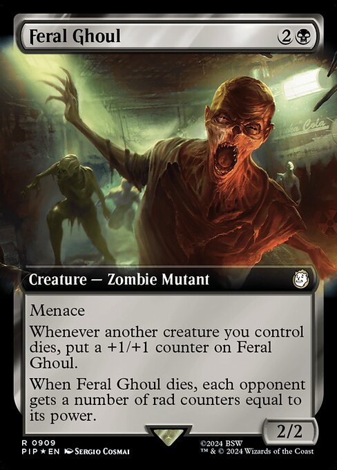 Feral Ghoul (V.3) XPIP-909 Rare Excellent Englisch Foil