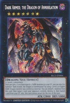 Finsterwaffe, Drache der Zerstörung BLC1-006 Secret Rare Excellent Deutsch