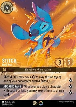 Stitch - Rock Star PR1-30 Promo Near Mint Englisch Foil