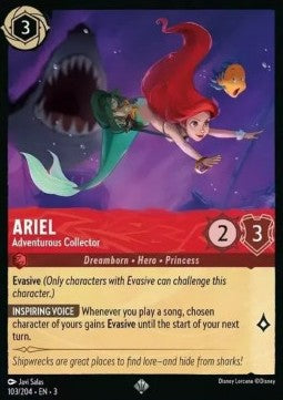 Arielle - Abenteuerlustige Sammlerin 3INK-103 Super Rare Near Mint Deutsch