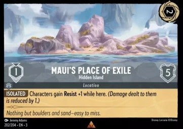 Maus Insel im Exil - Verborgene Insel 3INK-202 Rare Excellent Englisch Foil