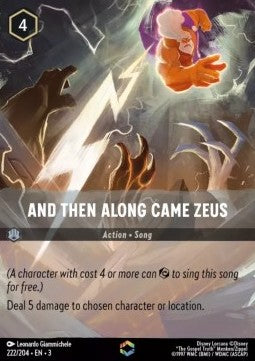 Dann Kam de Große Zeus (V.2) 3INK-222 Enchanted Near Mint Deutsch Foil