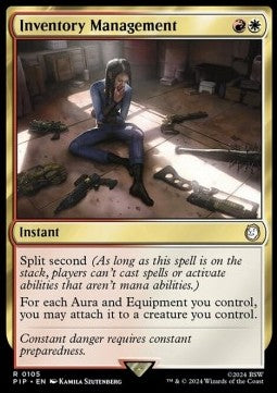Inventory Management PIP-105 Rare Near Mint Englisch Foil