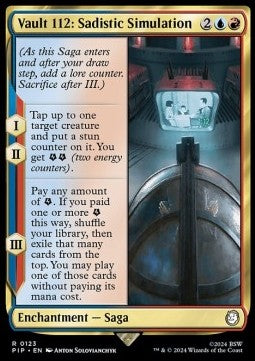 Vault 112: Sadistic Simulation PIP-123 Rare Near Mint Englisch