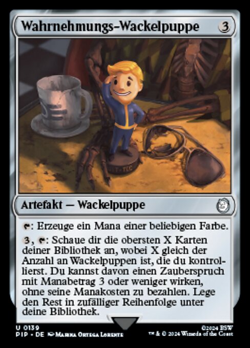 Wahrnehmungs-Wackelpuppe PIP-139 Uncommon Near Mint Deutsch