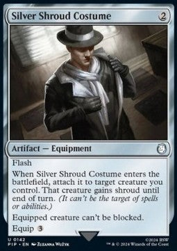 Silver Shroud Costume PIP-142 Uncommon Near Mint Englisch