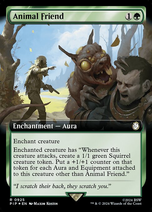 Animal Friend (V.3) XPIP-925 Rare Near Mint Englisch Foil