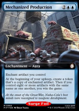 Mechanisierte Produktion (V.3) XPIP-989 Mythic Near Mint Englisch Foil