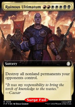 Vernichtendes Ultimatum (V.3) XPIP-1006 Rare Near Mint Englisch Foil
