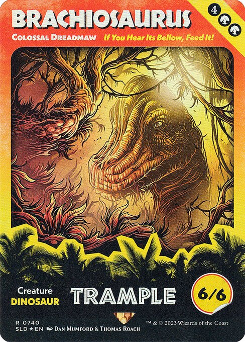 Kolossales Schreckensmaul SLD-740 Rare Excellent Englisch Foil