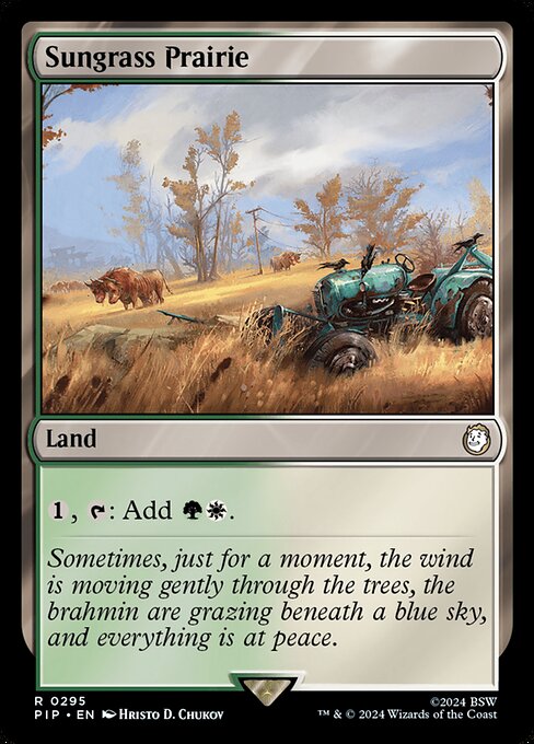 Sungrass Prairie PIP-295 Rare Excellent Englisch Foil