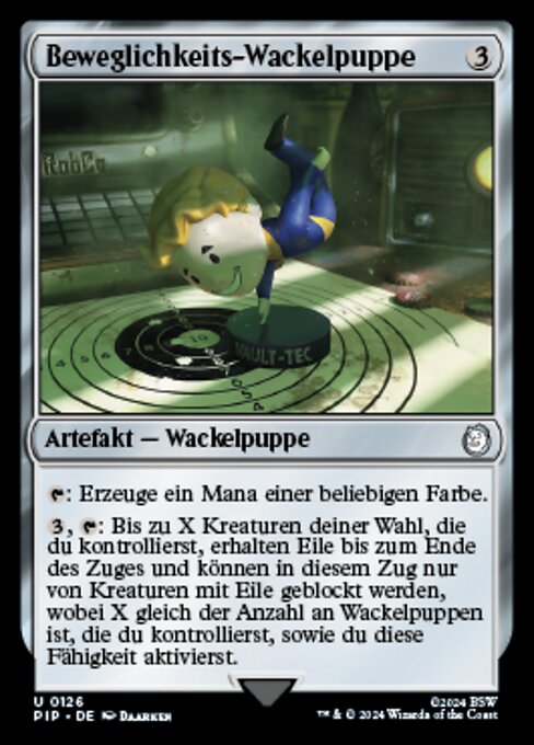 Beweglichkeits-Wackelpuppe PIP-126 Uncommon Near Mint Deutsch