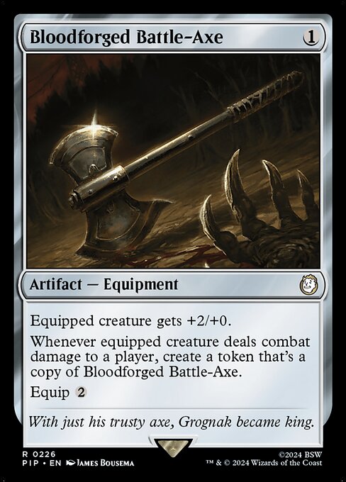 Bloodforged Battle-Axe PIP-226 Rare Near Mint Englisch