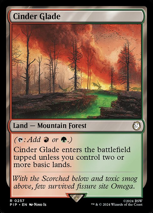 Cinder Glade PIP-257 Rare Near Mint Englisch