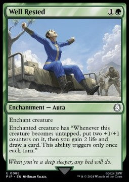 Well Rested PIP-88 Uncommon Near Mint Englisch Foil