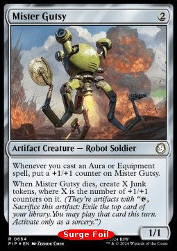 Mister Gutsy (V.2) XPIP-664 Rare Excellent Englisch Foil
