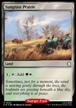Sonnengras-Prärie (V.3) XPIP-823 Rare Excellent Englisch Foil