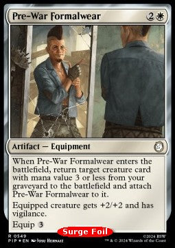 Pre-War Formalwear (V.2) XPIP-549 Rare Near Mint Englisch Foil