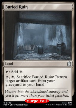 Verschüttete Ruinen (V.2) XPIP-782 Uncommon Near Mint Englisch Foil