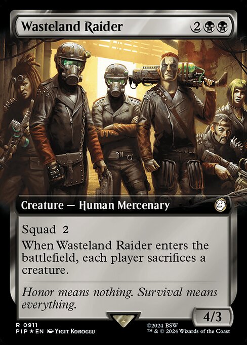 Wasteland Raider (V.3) XPIP-911 Rare Near Mint Englisch Foil