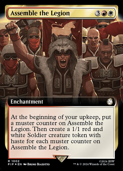 Aufmarsch der Legion (V.3) XPIP-1002 Rare Excellent Englisch Foil