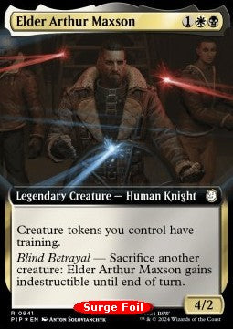Elder Arthur Maxson (V.3) XPIP-941 Rare Near Mint Englisch Foil