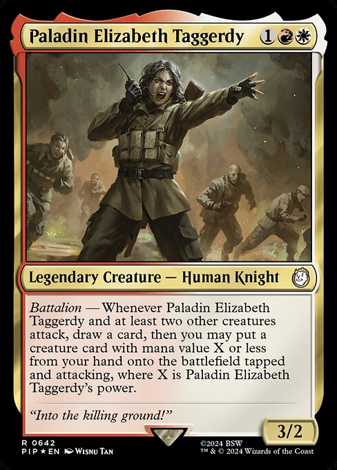 Paladin Elizabeth Taggerdy (V.2) XPIP-642 Rare Near Mint Englisch Foil