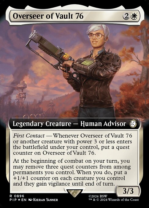 Overseer of Vault 76 (V.3) XPIP-896 Rare Near Mint Englisch Foil