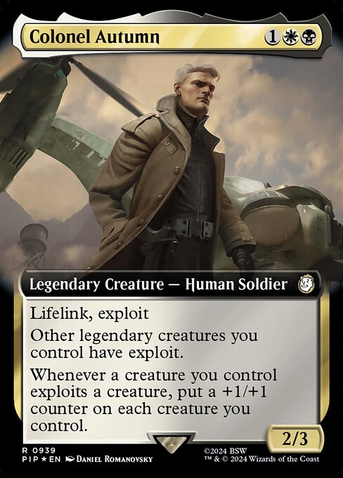 Colonel Autumn (V.3) XPIP-939 Rare Near Mint Englisch Foil