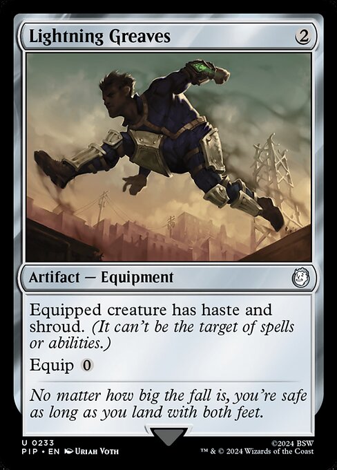 Beinschienen des Blitzes PIP-233 Uncommon Near Mint Englisch Foil