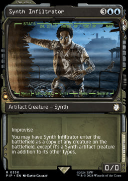 Synth Infiltrator (V.1) XPIP-330 Rare Near Mint Englisch
