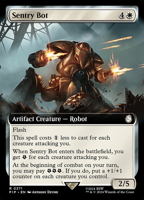 Sentry Bot (V.1) XPIP-371 Rare Near Mint Englisch Foil