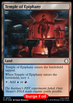 Tempel der Eingebung (V.2) XPIP-833 Rare Near Mint Englisch Foil
