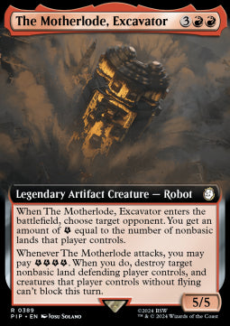 The Motherlode, Excavator (V.1) XPIP-389 Rare Near Mint Englisch Foil