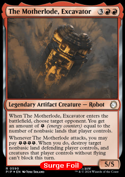 The Motherlode, Excavator (V.2) XPIP-590 Rare Near Mint Englisch Foil