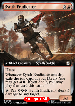Synth Eradicator (V.3) XPIP-921 Rare Near Mint Englisch Foil