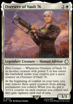 Overseer of Vault 76 PIP-19 Rare Near Mint Englisch Foil