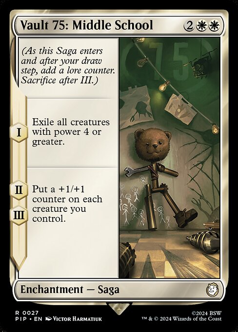 Vault 75: Middle School PIP-27 Rare Near Mint Englisch Foil